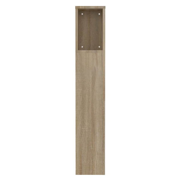 Kopfteil mit Ablagen Sonoma-Eiche 100 cm