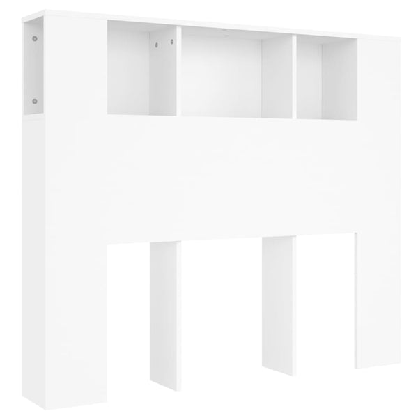 Weißer Kopfteilschrank 120 cm