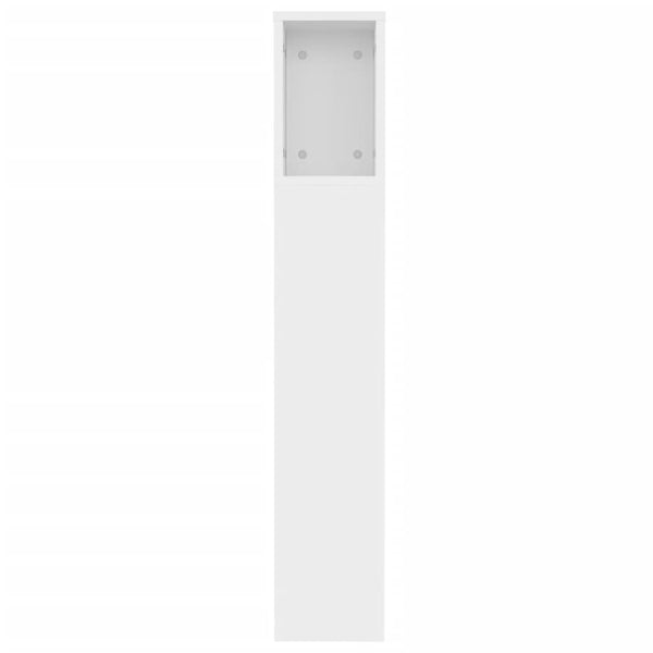 Weißer Kopfteilschrank 120 cm