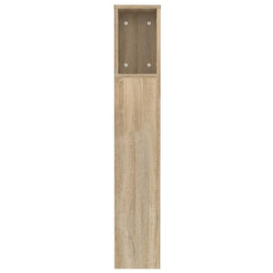 Kopfteil Sonoma-Eiche mit Ablagen 120 cm