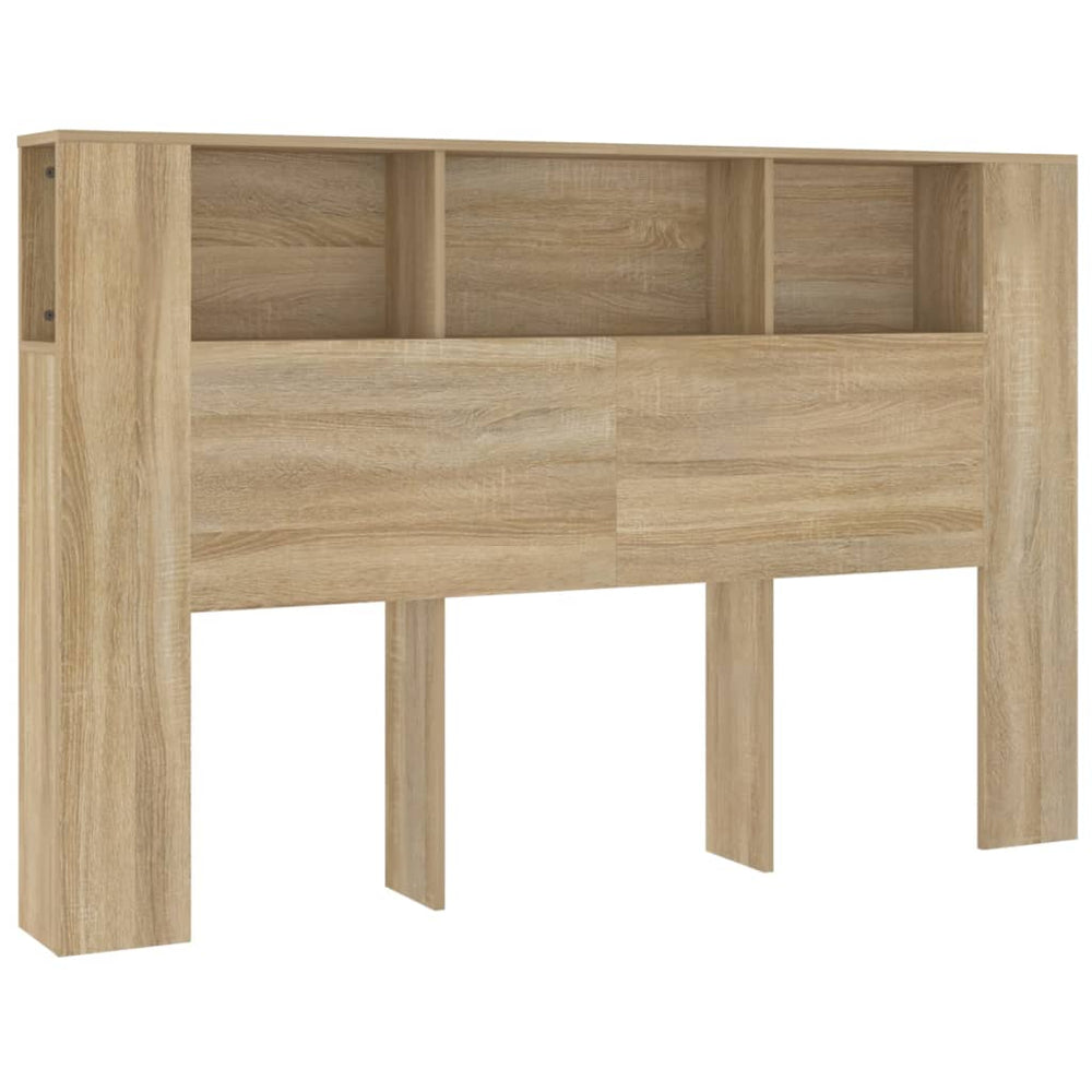 Kopfteil Sonoma-Eiche mit Ablagen 160 cm