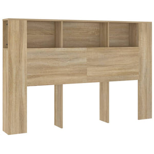 Kopfteil Sonoma-Eiche mit Ablagen 160 cm