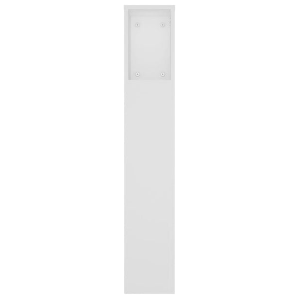 Weißes Kopfteil mit Ablagen 180 cm