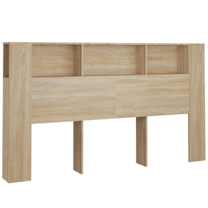 Kopfteil Sonoma-Eiche mit Ablagen 180 cm
