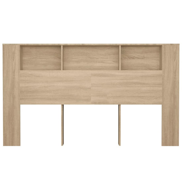 Kopfteil Sonoma-Eiche mit Ablagen 180 cm