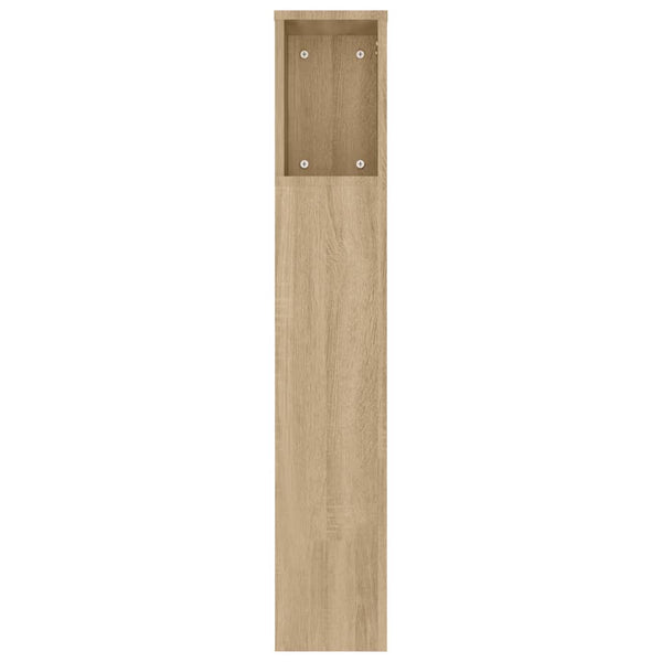 Kopfteil Sonoma-Eiche mit Ablagen 180 cm