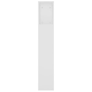 Weißes Kopfteil mit Ablagen 220 cm