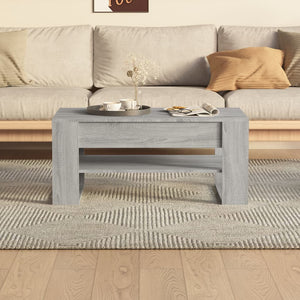 Grauer Couchtisch Sonoma, 102 cm