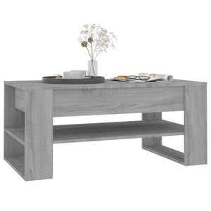 Grauer Couchtisch Sonoma, 102 cm