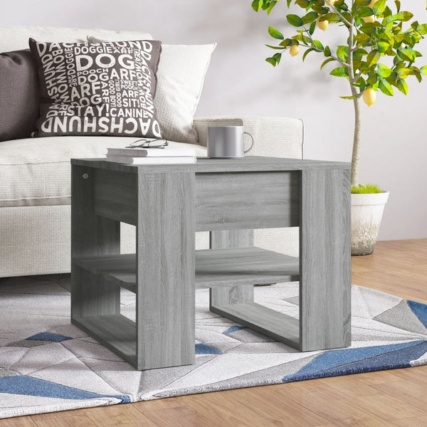 Couchtisch Grau Sonoma 55,5x55 cm