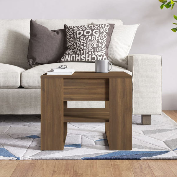 Couchtisch Braun Eichenoptik 55,5x55 cm