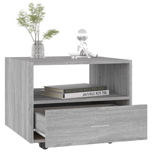 Grauer Couchtisch Sonoma 55x55 cm
