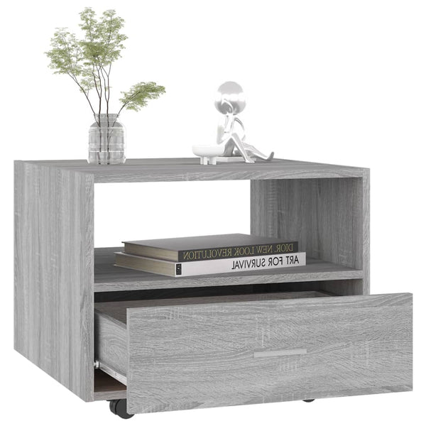 Grauer Couchtisch Sonoma 55x55 cm