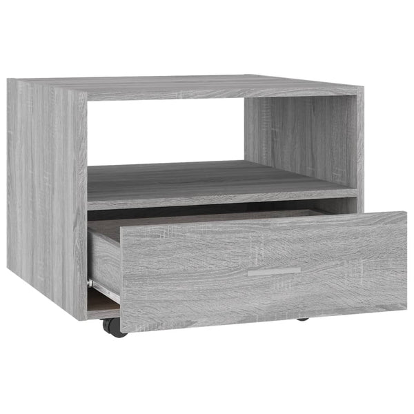 Grauer Couchtisch Sonoma 55x55 cm