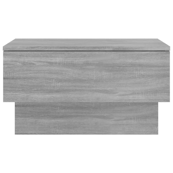 Wand-Nachttische Grau Sonoma, 2er-Set