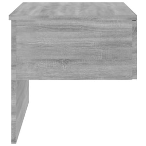 Wand-Nachttische Grau Sonoma, 2er-Set