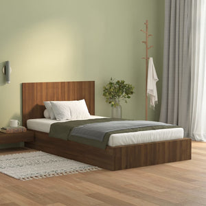 Bettkopfteil Braun Eichenoptik 120 cm