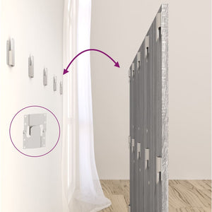Graues Sonoma Kopfteil 160 cm