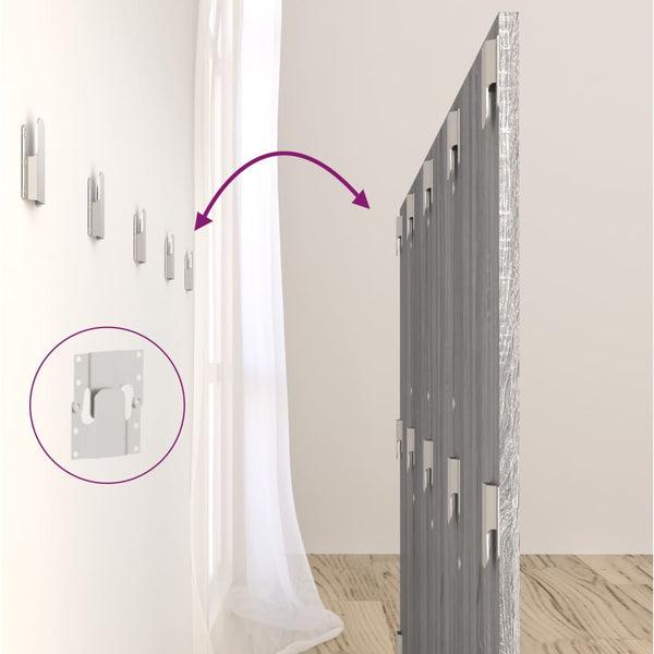 Graues Sonoma Kopfteil 160 cm