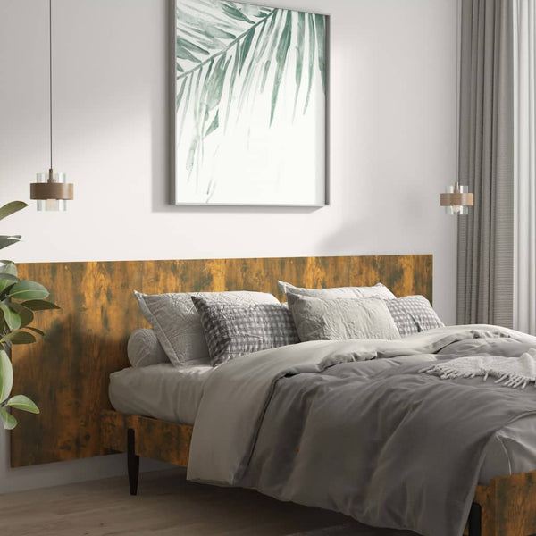 Wand Kopfteil Räuchereiche 240cm