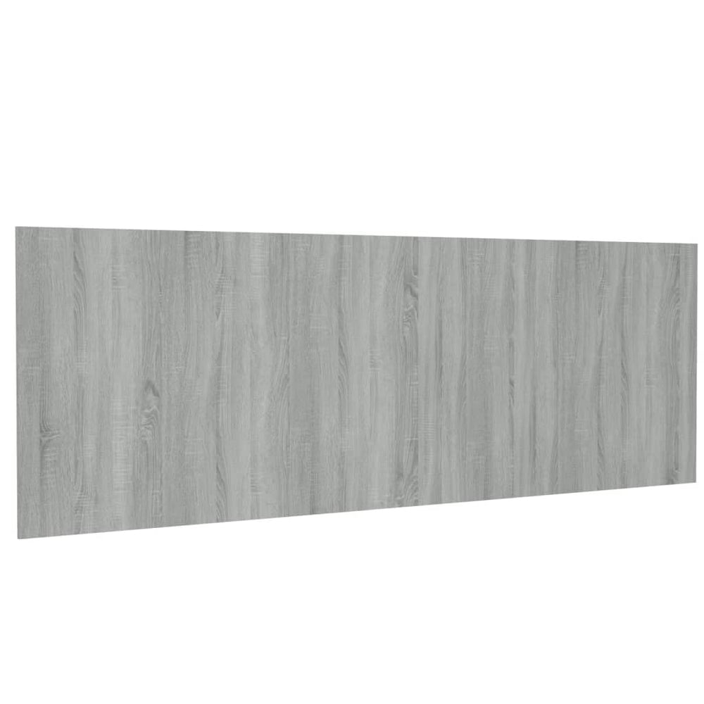 vidaXL Wall Headboard Gray Sonoma 240x1.5x80 cm Engineered Wood