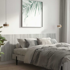 Wand Kopfteil Grau Sonoma 240 cm