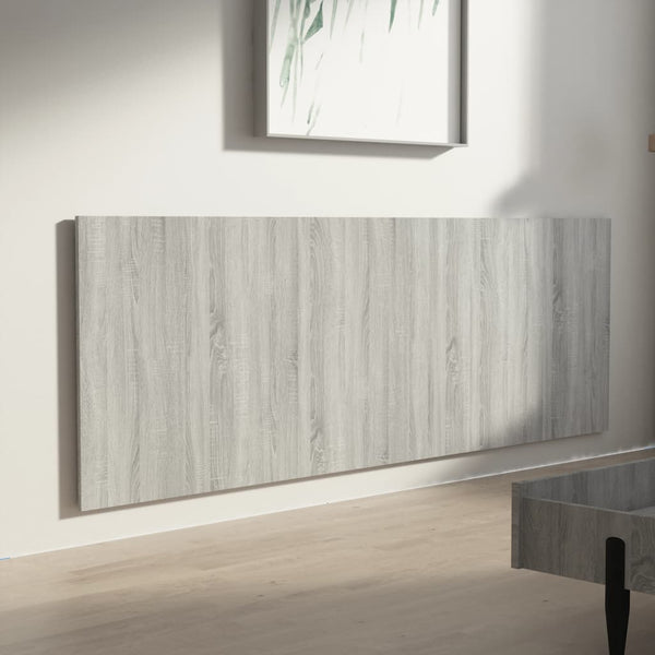 Wand Kopfteil Grau Sonoma 240 cm