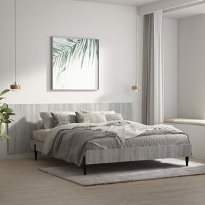Wand Kopfteil Grau Sonoma 240 cm