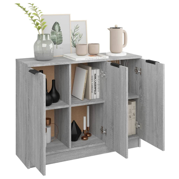 Sideboard Grau Sonoma 90,5 cm
