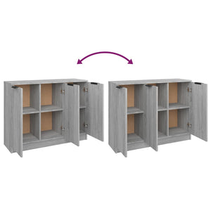 Sideboard Grau Sonoma 90,5 cm