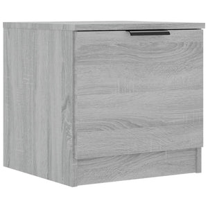 Nachttische 2er Set Grau Sonoma 40x40 cm