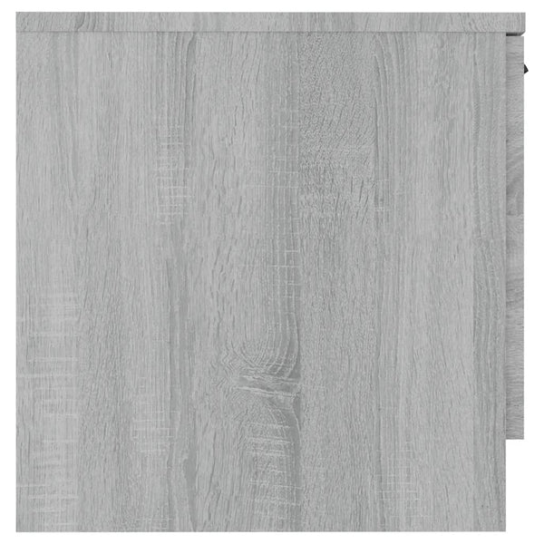 Nachttische 2er Set Grau Sonoma 40x40 cm