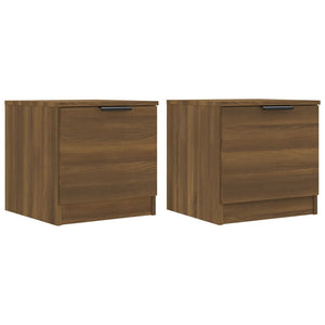 Nachttische 2er Set – Eichenoptik Braun 40x40cm