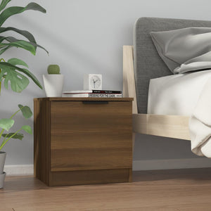 Nachttische 2er Set – Eichenoptik Braun 40x40cm