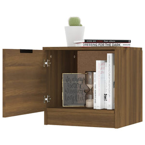 Nachttische 2er Set – Eichenoptik Braun 40x40cm