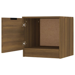 Nachttische 2er Set – Eichenoptik Braun 40x40cm
