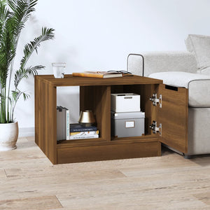Couchtisch Eichenoptik Braun 50x50 cm