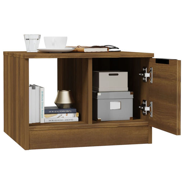 Couchtisch Eichenoptik Braun 50x50 cm