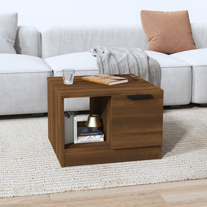 Couchtisch Eichenoptik Braun 50x50 cm