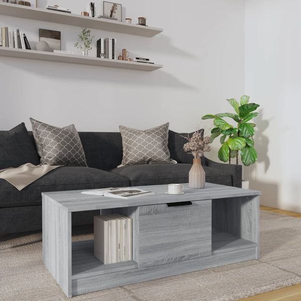 Couchtisch Grau Sonoma 102x50 cm