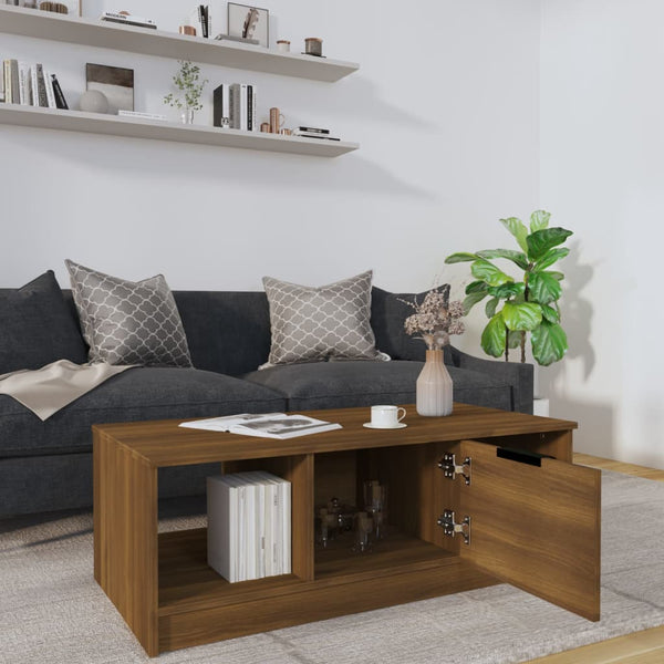 Couchtisch Braun Eichen-Optik 102x50 cm