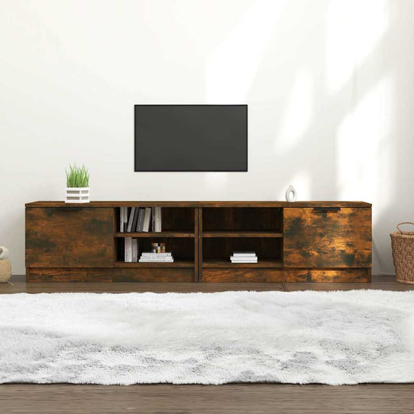 TV-Schränke Räuchereiche, 2er Set