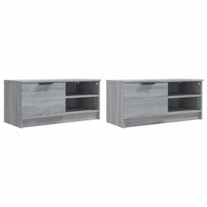 TV-Schränke Grau Sonoma 80 cm, 2er-Set