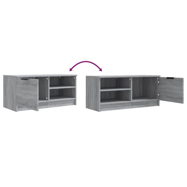 TV-Schränke Grau Sonoma 80 cm, 2er-Set