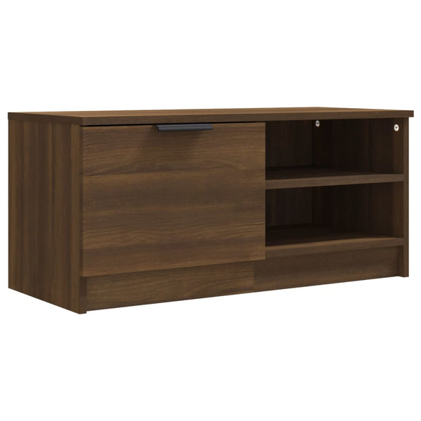 TV-Schränke 2er Set, Braun Eichenoptik