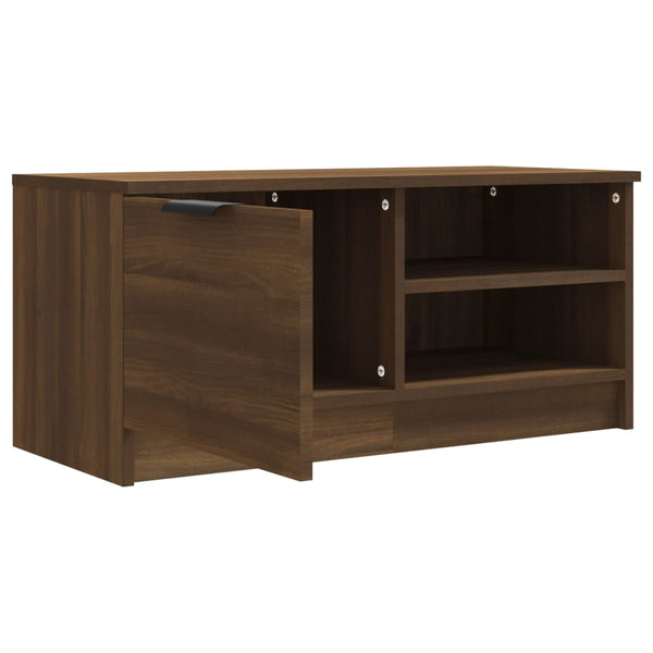 TV-Schränke 2er Set, Braun Eichenoptik