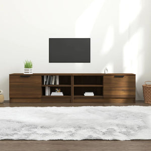 TV-Schränke 2er Set, Braun Eichenoptik