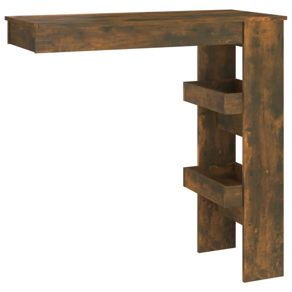 Wand Bartisch Räuchereiche, 102 cm