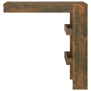 Wand Bartisch Räuchereiche, 102 cm