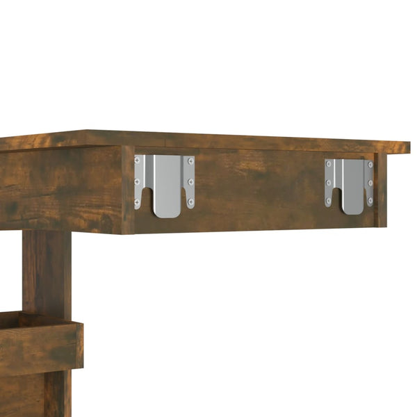 Wand Bartisch Räuchereiche, 102 cm